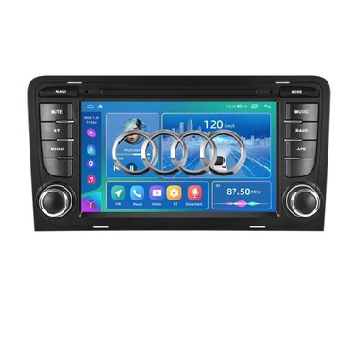 7 ''SAMOCHOD RADIO STEREO CARPLAY ANDROID AUTO FOR AUDI A3 GPS BLUETOOTH  