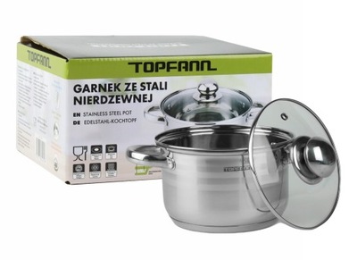 Garnek ze stali nierdzewnej 18cm 2,9L Topfann