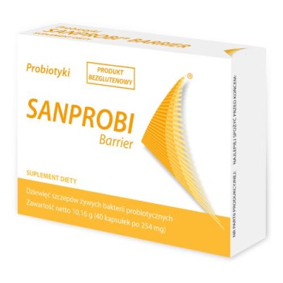 SANPROBI Barrier Probiotyk Bifidobacterium Levilactobacillus 40 kapsułek