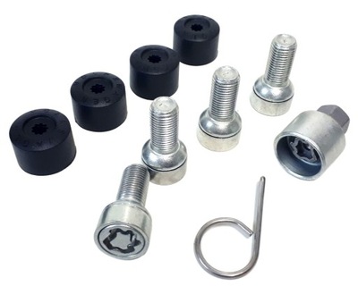 ŚRUBY ZABEZPIECZAJĄCE ORG VW PASSAT B7 B8 POLO 5 6