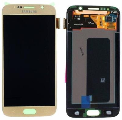 ORYGINALNY WYŚWIETLACZ EKRAN LCD SAMSUNG GALAXY S6 G920F ZŁOTY