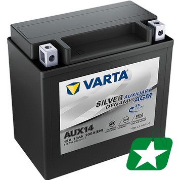 VARTA 12V 13Ah/200A AGM AUXILIARY L+