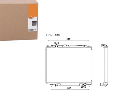 NRF53666 РАДИАТОР MITSUBISHI PAJERO 2,8TD 94-