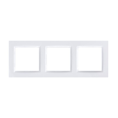 Simon 10 Ramka potrójna biała CR3/11