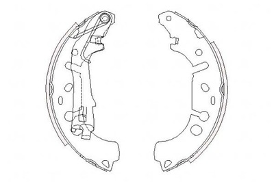 КОЛОДКИ ТОРМОЗНЫЕ CITROEN NEMO 09 FIAT GRANDE
