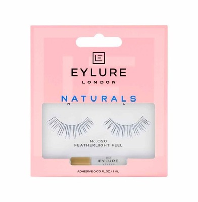 Eylure Naturals Lashes Sztuczne rzęsy z klejem efekt naturalny No. 020