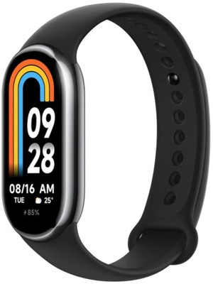 SMARTBAND XIAOMI MI BAND 8 BLACK SPO2 AMOLED 60HZ