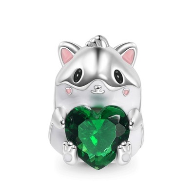 GNOCE - Charms Cute Hamster Embraces Heart