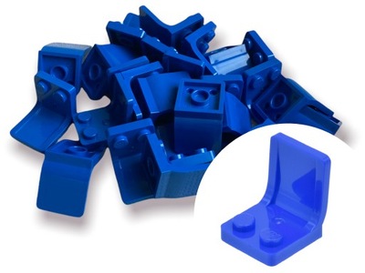 LEGO 4079b Krzesło Fotel Niebieski Blue 2x2 2szt