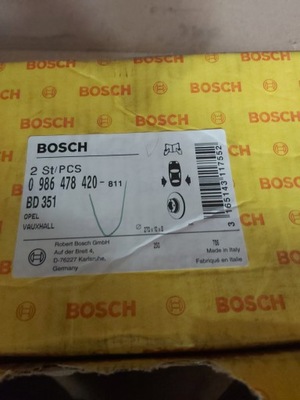 DISCOS DE FRENADO BOSCH 0986478420 OPEL VECTRA B  