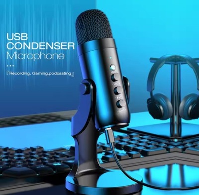 Haomuren USB Microphone for PC Mac Gaming