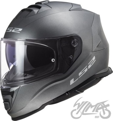 CASCO LS2 FF800 STORM II SOLID MATT TITANIUM TAMAÑO XXL  