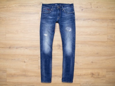 TOMMY HILFIGER SCANTON_SLIM FIT_MĘSKIE JEANSY_33/32_PAS 84 CM