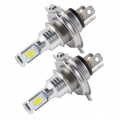 2 PIEZAS LUCES DIODO LUMINOSO LED H4 CSP LIGHT 400% DIRECCIÓN E11  