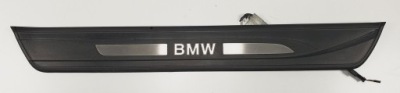 Молдинг накладка поріг правий перед led bmw 5 f07 фото №1