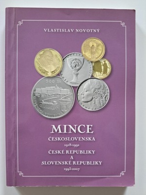 Katalog Monet Czechosłowacji 1918-1992 i Słowacji 1993-2007 rok.