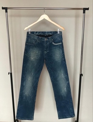 42 MODNE MĘSKIE JEANSY RIVER ISLAND 30/32