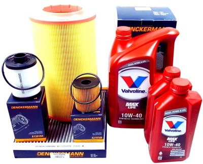 FILTROS 7L ACEITES VALVOLINE 10W40 BOXER II DUCATO 3 JUMPER II 2.2D SIN DPF  