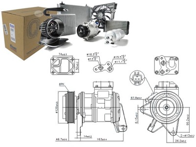 KOMPRESORIUS KONDICIONAVIMO VW LOAD UP 1.0 ECOFUEL (US) 