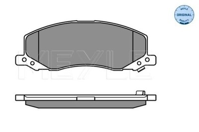 КОЛОДКИ HAM. OPEL P. INSIGNIA 08- Z ДАТЧИКОМ 0252441817/W MEYLE