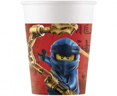 Kubeczki LEGO NINJAGO URODZINY klocki 8 szt