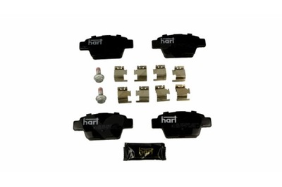 HART ZAPATAS DE FRENADO PARTE TRASERA STILO 1.2 16V-2.4 20V 01-  