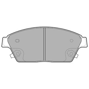DELPHI КОЛОДКИ ГАЛЬМІВНІ ПЕРЕД LP2170 LP2170
