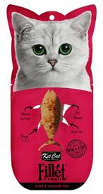Kit Cat Przysmak Dla Kota Fillet Fresh Tuńczyk Wędzona Ryba 30g