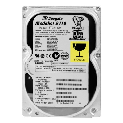 SEAGATE MEDALIST 2110 2GB 5.4K ATA 3.5'' ST32110A