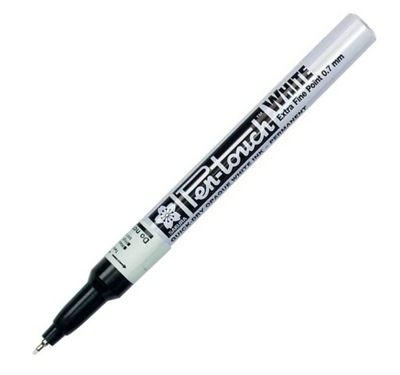 Sakura Pen-Touch Extra Fine Marker 0,7mm White