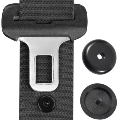 Блокировка зажим ремней безопасности pin клипса ограничитель czarna фото №1