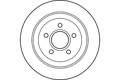 ДИСКИ ТОРМОЗНЫЕ ТОРМОЗНЫЕ TRW 05085652AA 5085652AA 5085652A