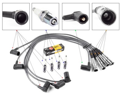 LAIDAI + ŽVAKĖS NGK MERCEDES 123 S123 C123 80-85 