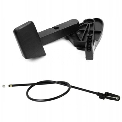 Audi a4 b6 b7 тягa трос ручка відкривання капот фото №1