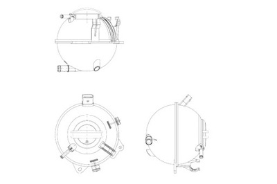 NRF БАК РАЗШИРИТЕЛЬНЫЙ ЖИДКОСТИ ОХЛАЖДАЮЧЕЙ AUDI A3 Q3 TT SEAT