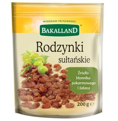 Rodzynki sułtańskie Bakalland 200g