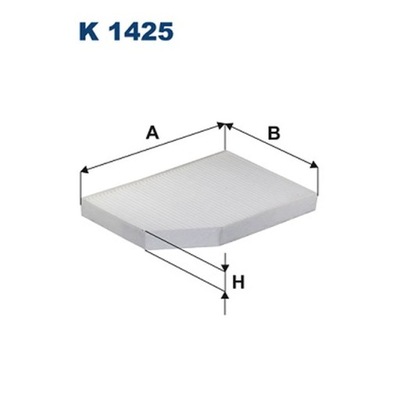 FILTR, VĖDINIMAS VIETOS PASAZERSKIEJ FILTRON K 1425 