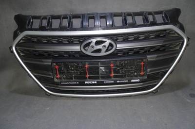 Hyundai i30 ii lift решётка радиатора решётка радиатора бампера перед фото №1