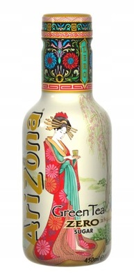 Arizona Zielona Herbata Bez Cukru Green Tea Zero Sugar 450ml