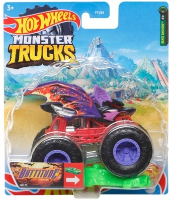 BATTITUDE 1:64 Truck Nietoperz Auta Monster Trucks