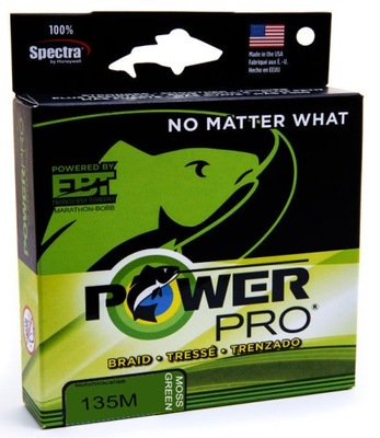 Plecionka Power Pro NEW zielona 135m 0,10mm 5kg