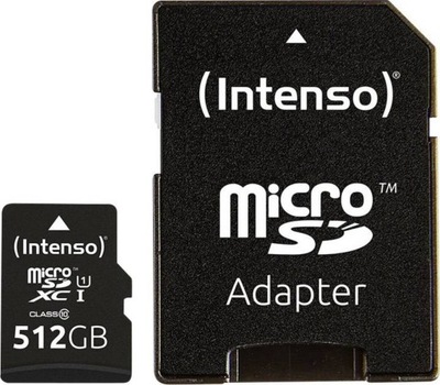 Karta INTENSO micro SDXC UHS-I 512 GB Premium