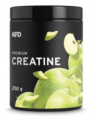 KFD Creatine Kreatyna Monohydrat 250g zielone jabłko