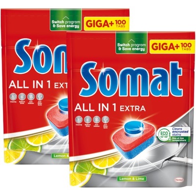 Tabletki do zmywarki Somat All in 1 Lemon 200 szt