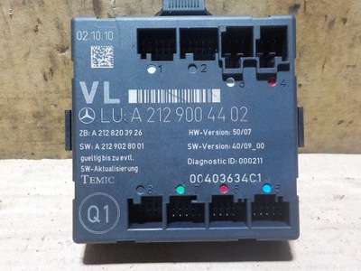 Модуль двері лівий перед mercedes w212 sedan фото №1