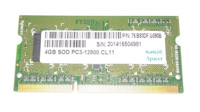 Apacer 4GB 1600MHz DDR3 SO-DIMM