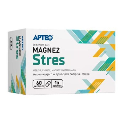 Magnez Stres APTEO, 60 kapsułek