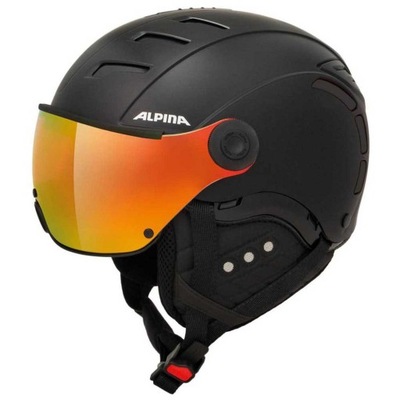 Kask narciarski Alpina Jump 2.0 QVM Vario Black Matt M 55-58cm