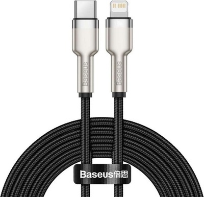 Kabel USB Baseus USB-C - Lightning 2 m Czarny (CATLJK-B01)