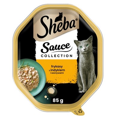 SHEBA Sauce Speciale mokra karma dla kota indyk z warzywami w sosie 85 g